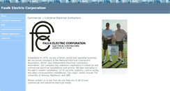 Desktop Screenshot of faulkelectric.com